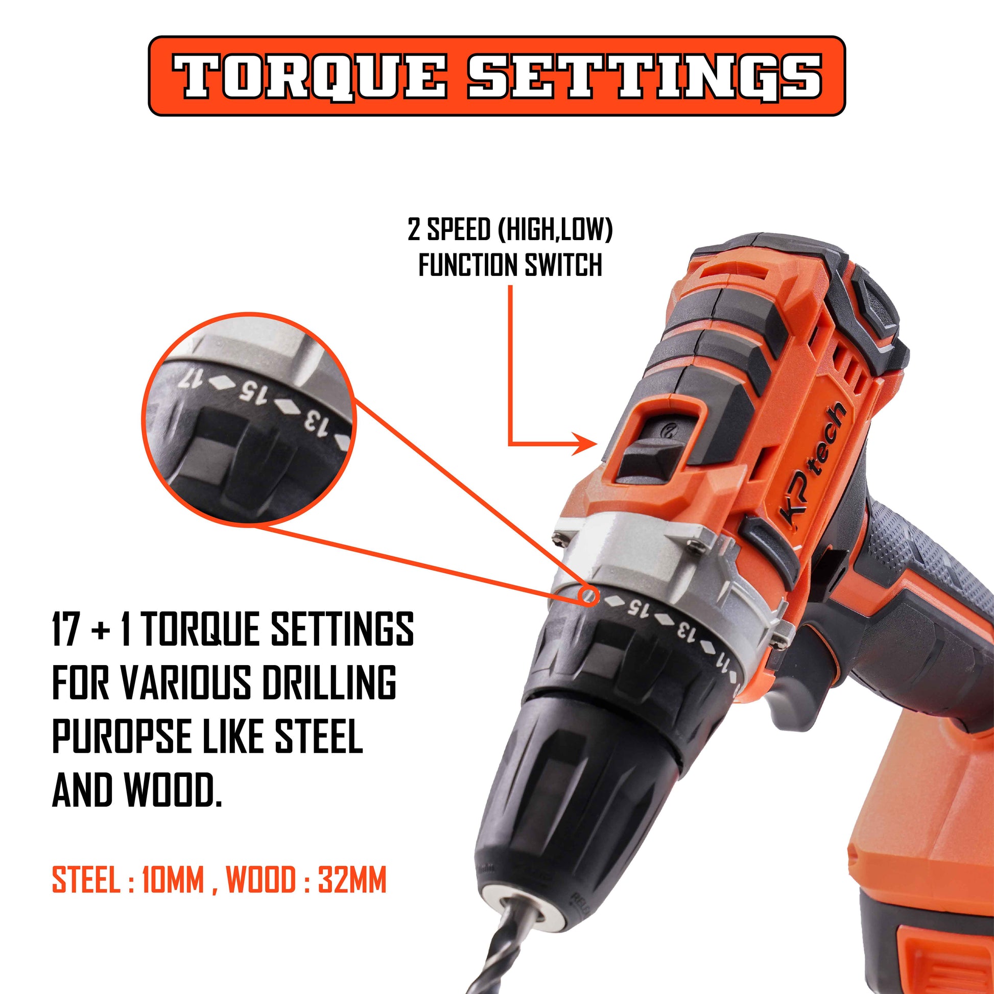 Torque Settings Black And Decker Drill Torque BLACK+DECKER 18V