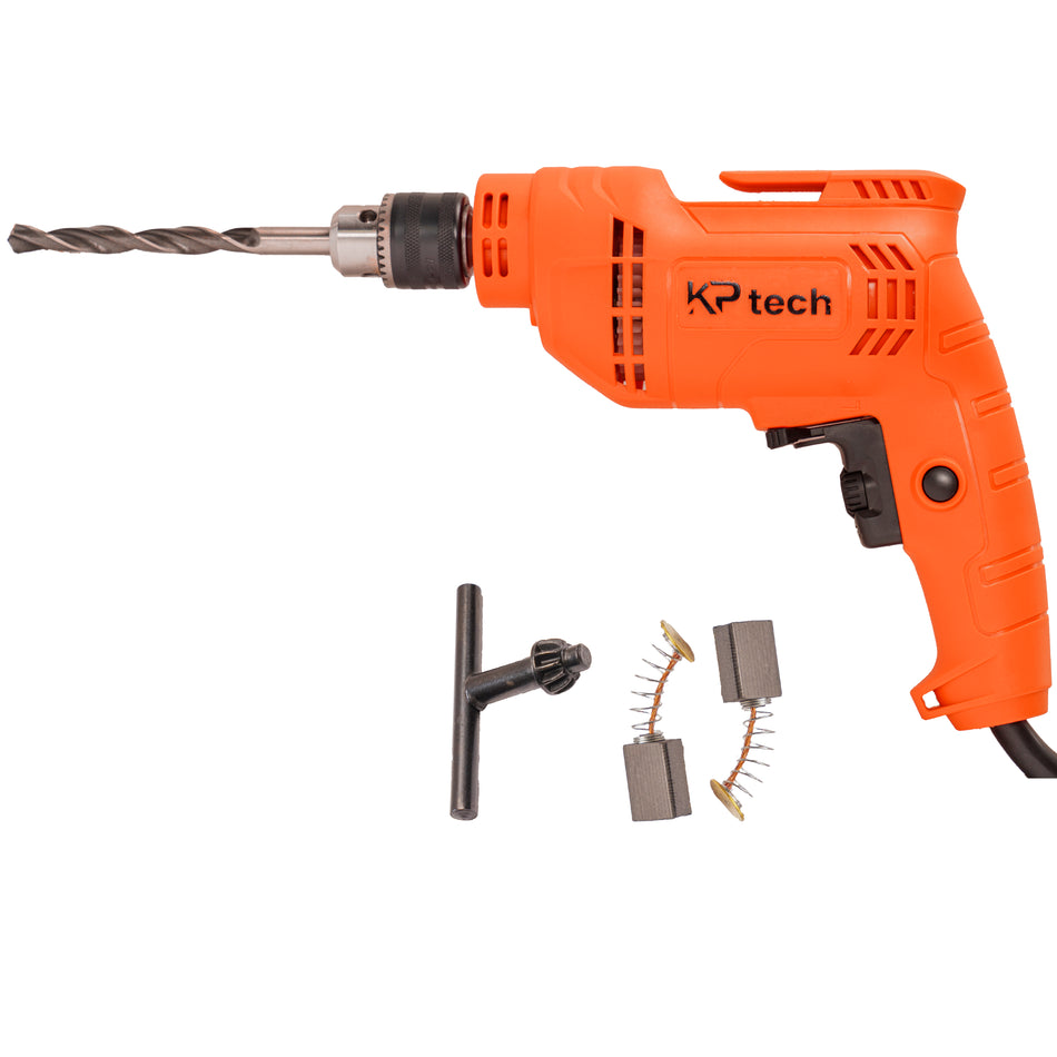 KP Tech Impact Drill 500W | 10mm Chuck | Electric Drill for Wood & Metal