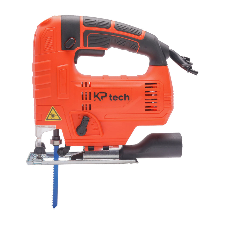 KP Tech Jig Saw 800W | 3000 RPM | With variable speed and laser marking | 5pcs of saw blades