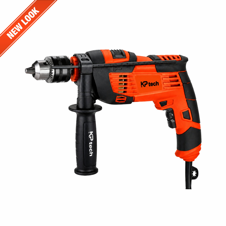 KP Tech Impact Drill 1100W | With variable speed and hammer function