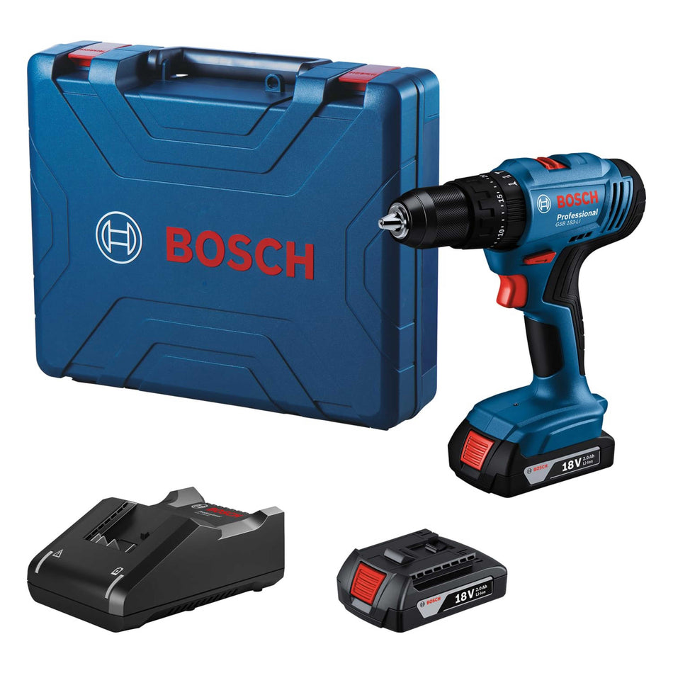 BOSCH 18V CORDLESS DRILL (GSB 183-LI)