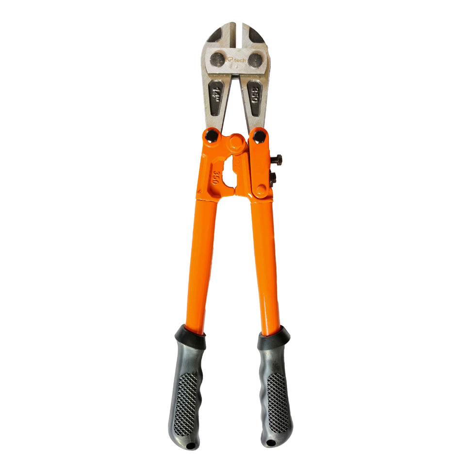 KP Tech Bolt Cutter - 14 Inch HT-BCE1401 | Heavy-Duty Steel Jaws | High-Leverage Cutting | Ideal for Small Bolts, Chains & Wire
