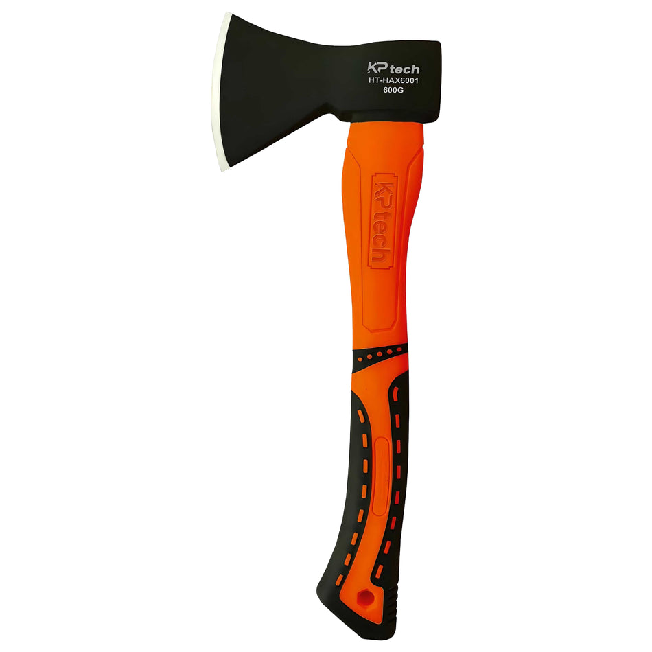 KP Tech Axe HT-HAX6001 | High-Carbon Steel Blade | Durable Wooden Handle | Ideal for Chopping, Splitting & Outdoor Use