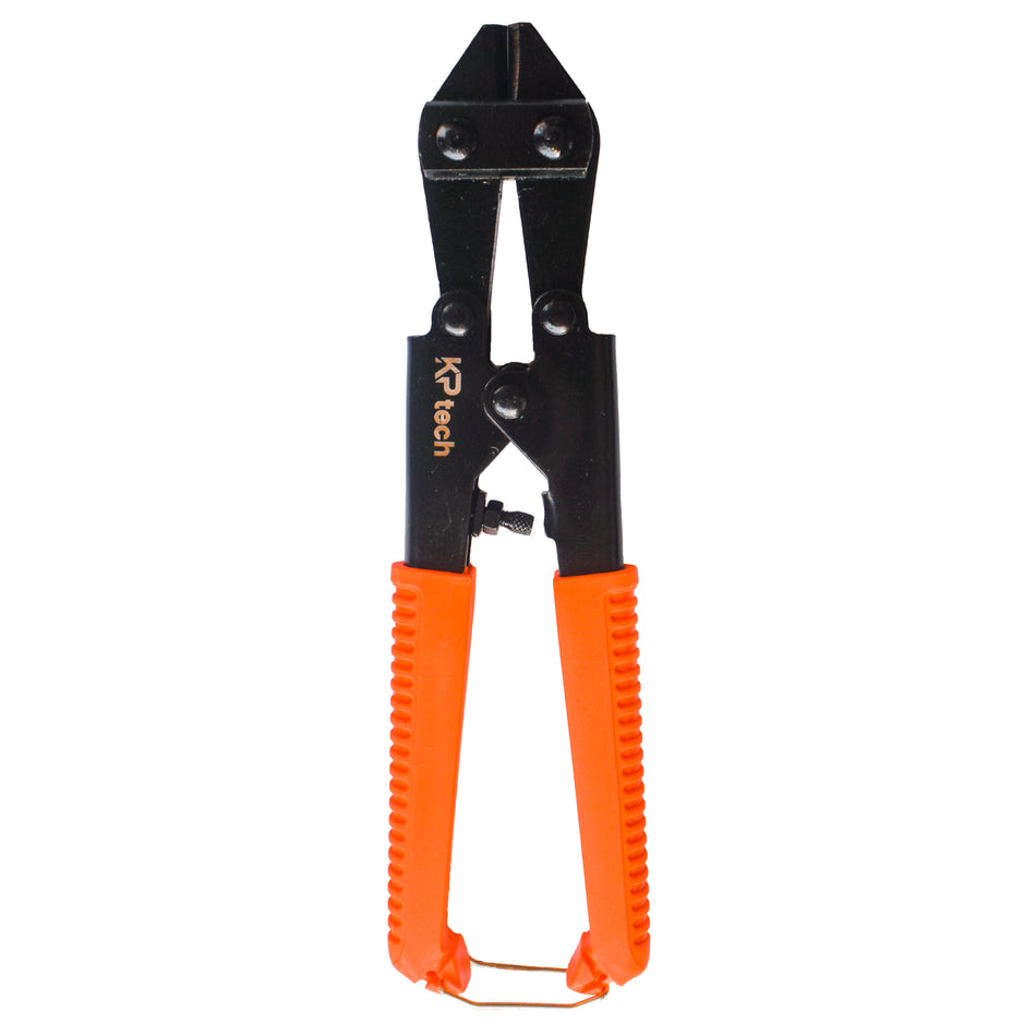 KP Tech Mini Bolt Cutter - 8 Inch HT-MBC0801 | Strong Cutting Jaw | Compact & Durable | Ideal for Small Bolts, Nails & Fencing