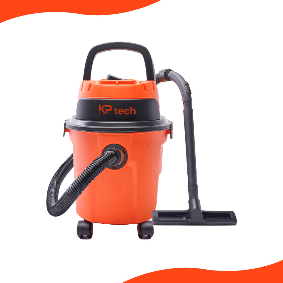 KP Tech vacuum cleaner with 10L capacity used for wet and dry dust as well as has domestic and industrial use